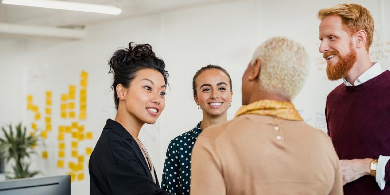 Business schools and employers strategizing partnership opportunities with digital badges